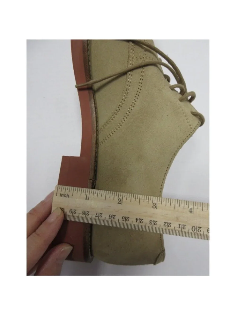 VINTAGE GAP Shoes 10.5 D Khaki Classic Buck Suede Leather Derby NEW